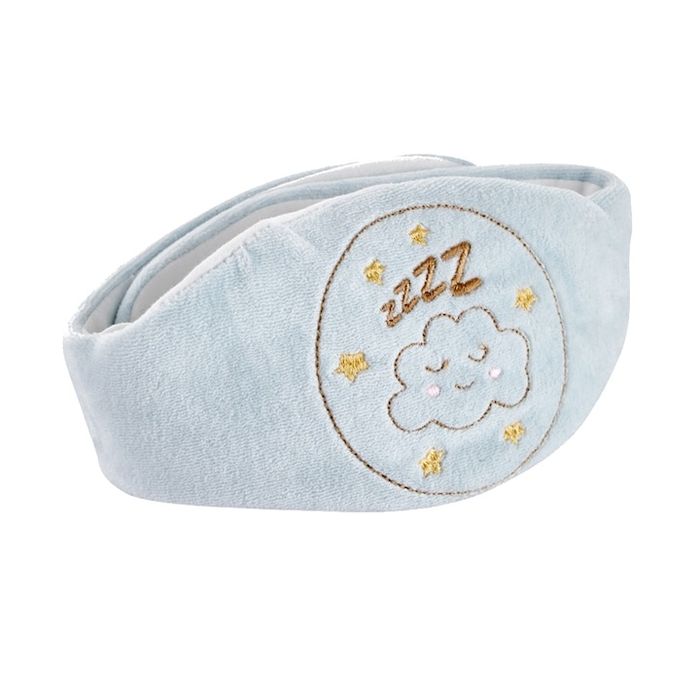 Centura anticolici cu samburi de cirese Sleepy Cloud Blue