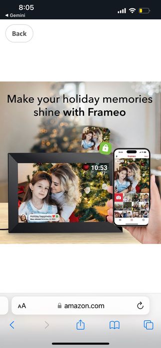 Дигитална фото рамка – Снимки, Музика и Видео (TFT-LED дисплей)