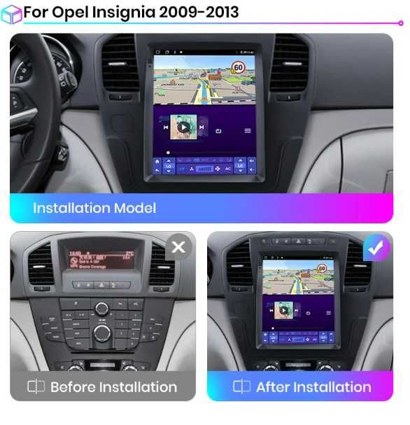 Navigatie android 12 tip Telsa dedicata OPEL INSIGNIA