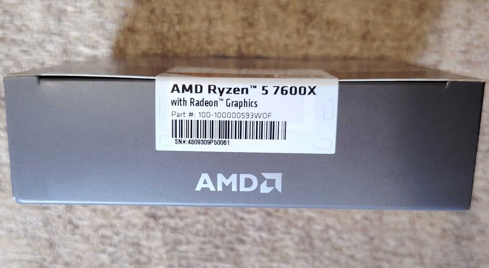 Чисто НОВ-Ryzen 5 7600X-с Гаранция ,фабрично запечатан
