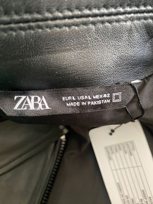 Ново Мъжко Кожено Яке ZARA