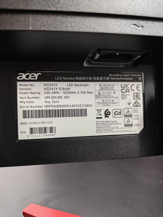 Monitor ACER KG241Y