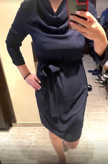 НОВА рокля от НМ в тъмно синьо С ПОДАРЪК ПО ИЗБОР