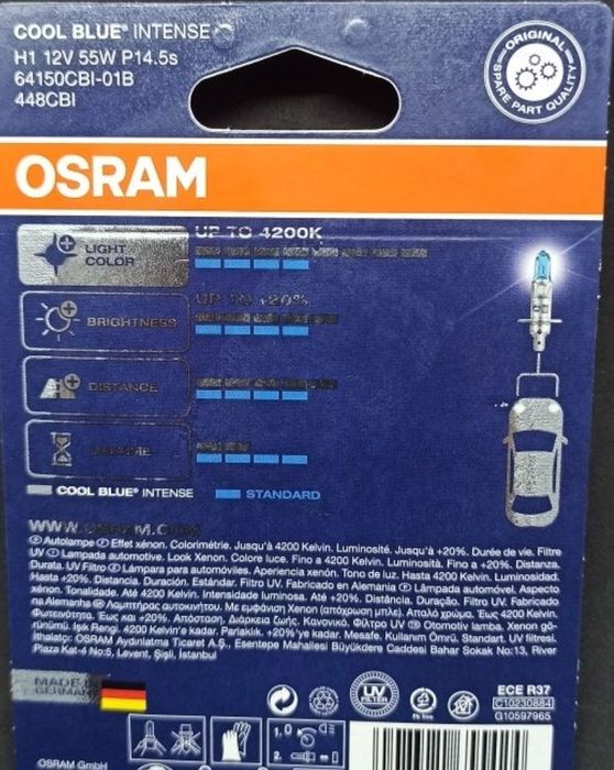 Donez- Becuri   H1 halogen Osram 
Bec H1 halogen Osra