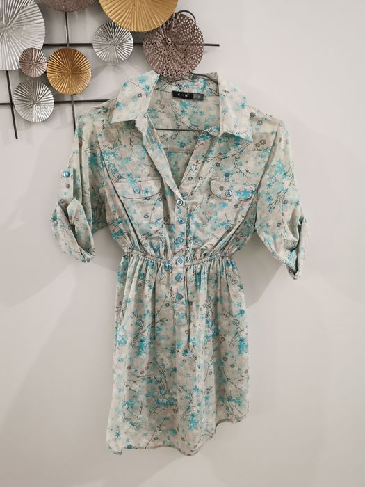Cămașă lungă model floral