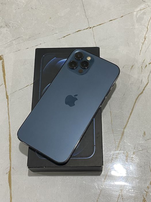 iPhone 12 Pro Blue Айфон 12 про синий фэйс трутон работает