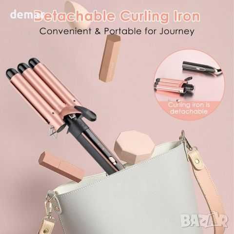 Преса за вафли вафлички с 3 керамични цеви, 25mm