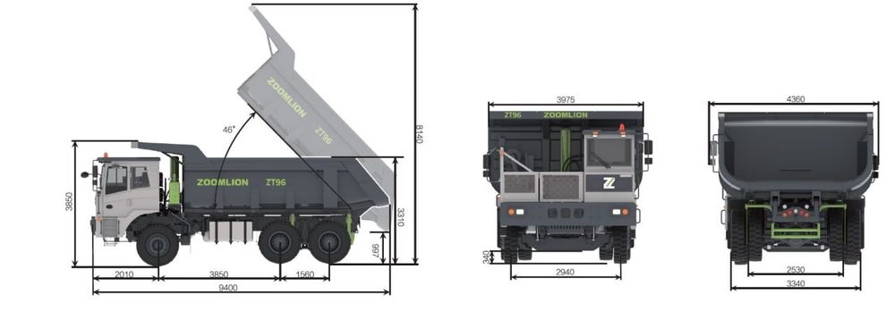 Карьерный самосвал ZT96