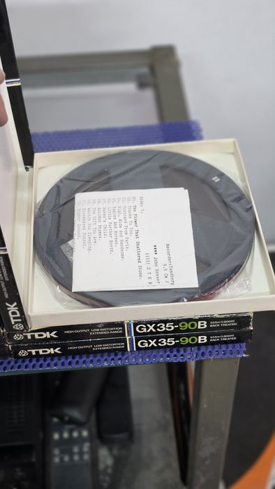 Benzi magnetofon TDK 18cm plastic