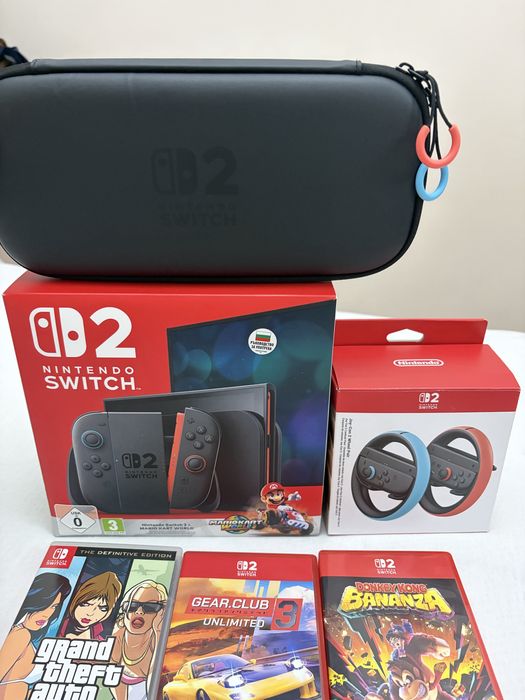 Nintendo switch 2 + 7 игри