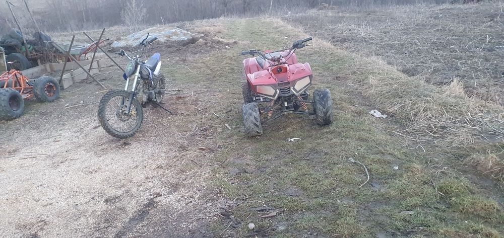 Vând atv și cross defecte