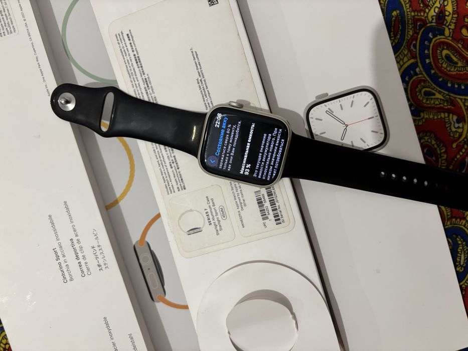 Продам Apple Watch 7/45 mm (эпл вотч)