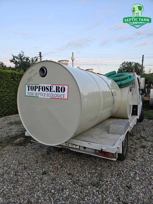 Fosa Septica 3000L cu 3 Camere, GARANTIE 20 Ani! Transport GRATUIT!!