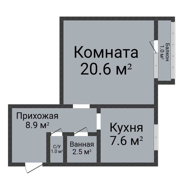 Продажа 1-комнатной квартиры