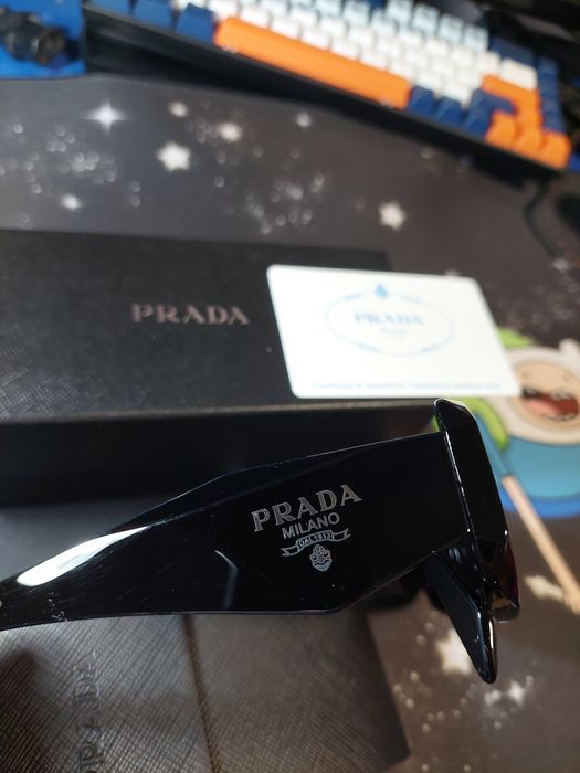 Ochelari de soare Prada moda accesorii haine full box vinted