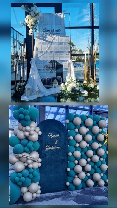 Arcade baloane si flori