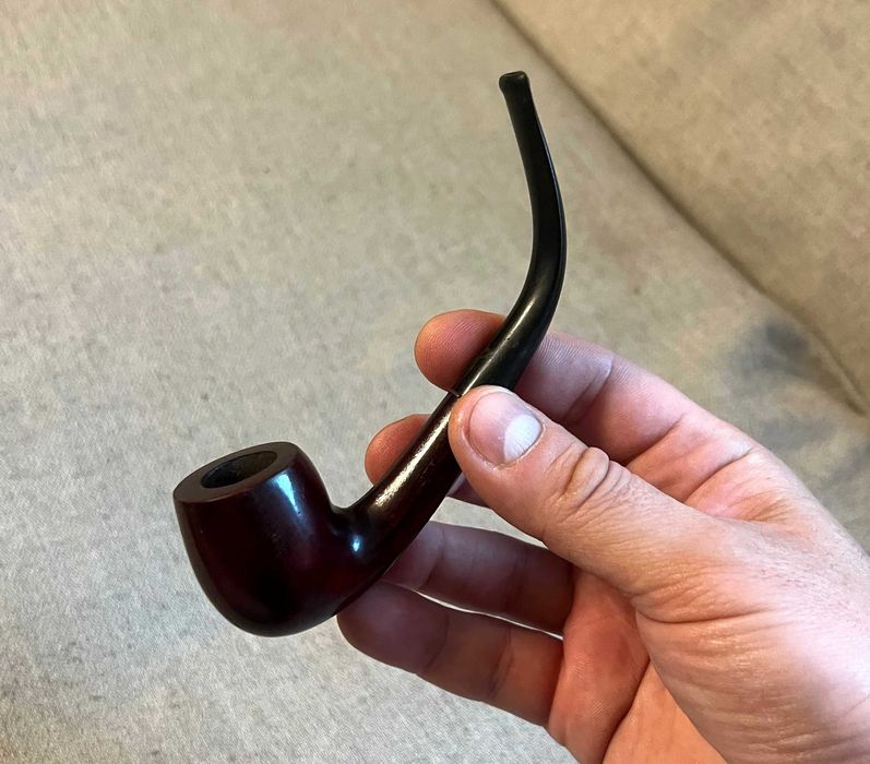 Pipa vintage Made in France model 5083 lemn si mustiuc ebonita