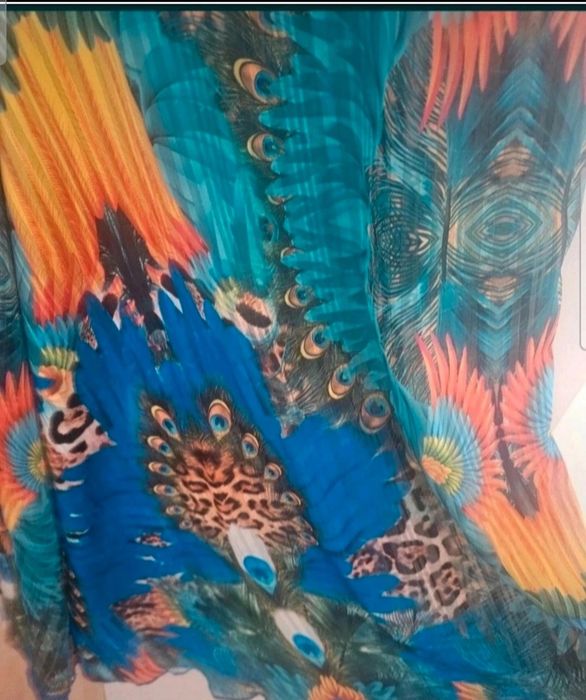 Pantaloni dama model palazzo din mătase