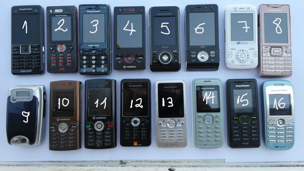 Telefoane cu butoane de colectie