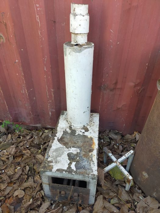 Печь с газовой горелкой