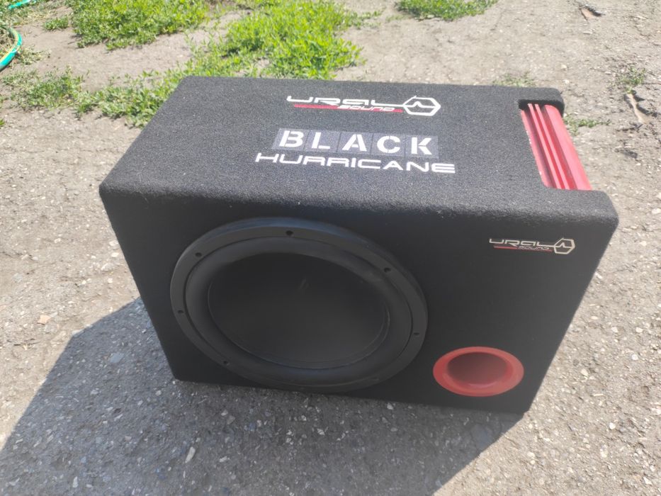 Сабвуфер УРАЛ AS-D12A Black Hurricane