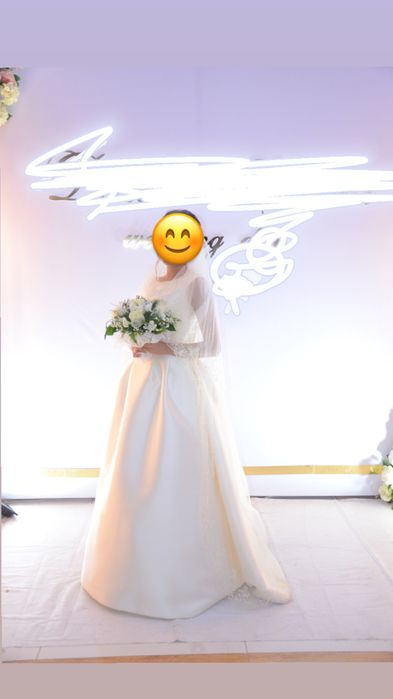 Элегантное свадебное платье