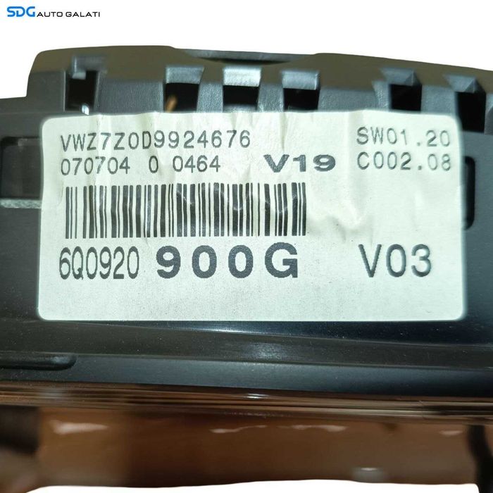 Kit Pornire ECU Calculator Motor Ceas Ceasuri Bord Chei Cheie CIP Imobilizator Volkswagen Polo 9N 1.4 TDI 2002 - 2008 Cod 045906019BF 0281011241 6Q0920900G [LR2331] [LR2332]