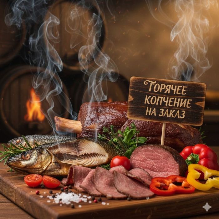 Принимаем заказы на копчение и также продаём