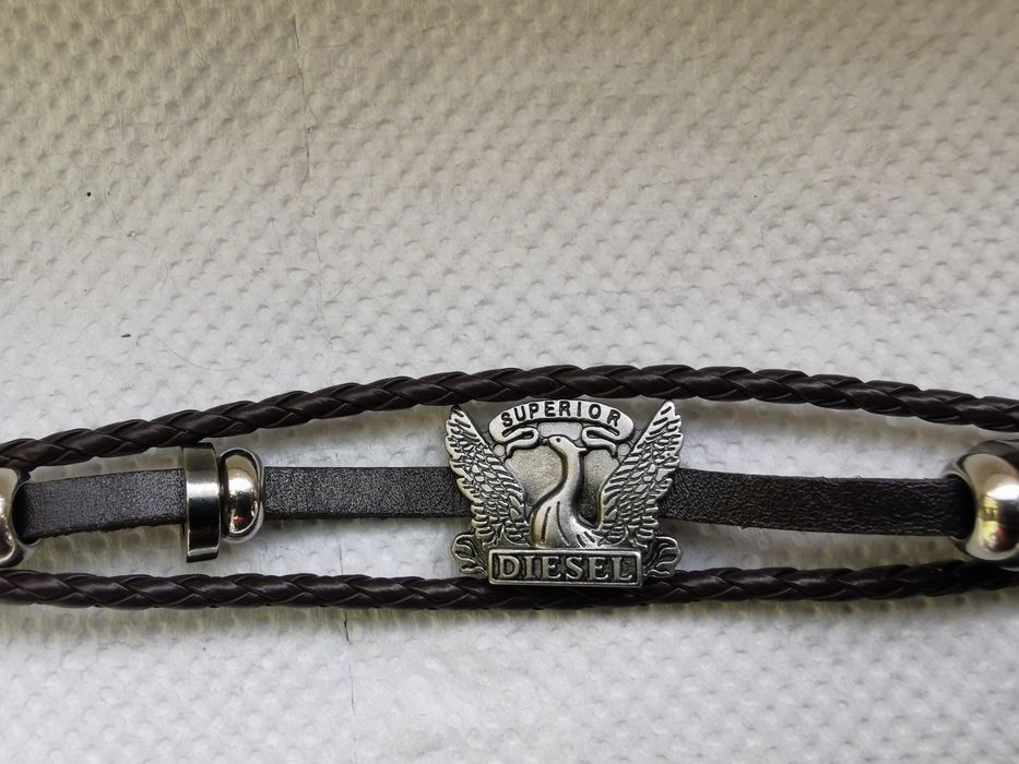 Bratara Diesel Superior piele naturala si metal