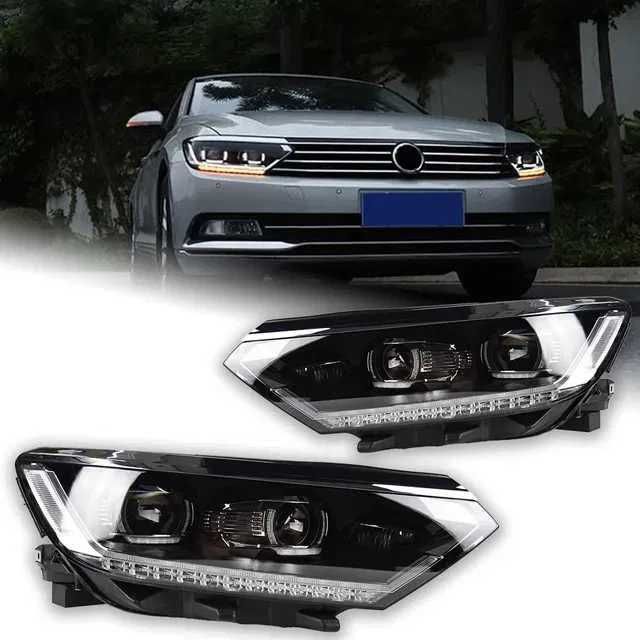 LED фарове за Volkswagen Passat B8 2015–2020г динамични мигачи