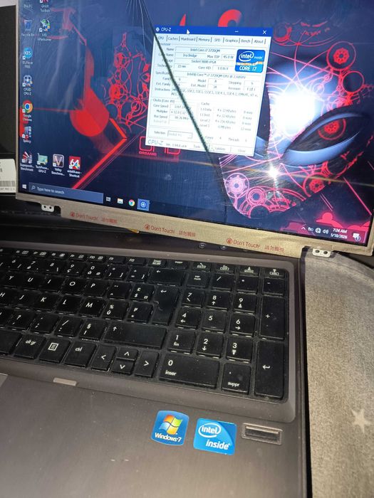 Placa baza laptop HP Probook 6570b, video Radeon HD 7570m 1gb ddr5, suport i7 gen 3, gratis carcasa completa + tastaura si baterie