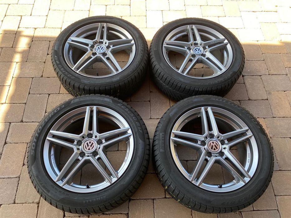 Jante 17 VW Audi Skoda Seat 5x112 Pirelli 225/50/17 M+S