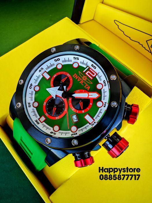 INVICTA Sea Hunter Green 54 mm, Инвикта нов ръчен часовник