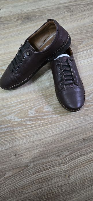 Туфли осение кожаные