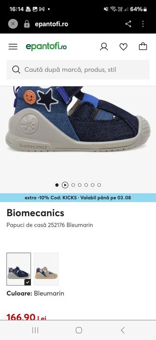 Biomecanics-Sanda pentru băieți .70 Ron Oferta