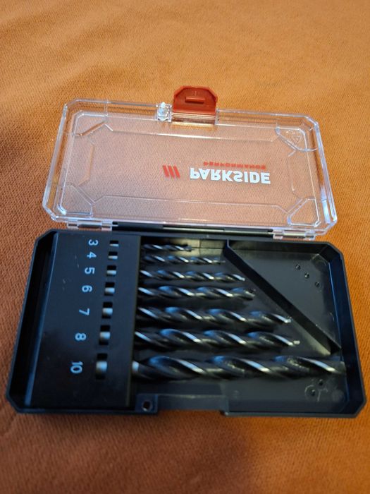 Set de 7 burghie pentru lemn, Parkside