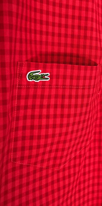 LACOSTE Оригинална мъжка риза с къс ръкав размер М