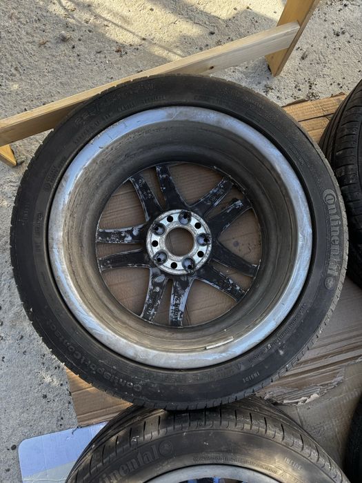 Оригинални Mercedes джанти 17 с летни гуми Continental