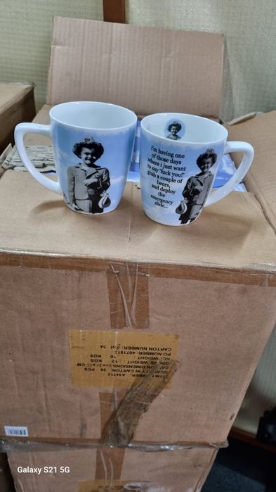 Cana ceai porțelan fosfatic