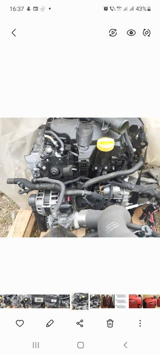 Motor renault 1.5 dci euro 6 si euro 5