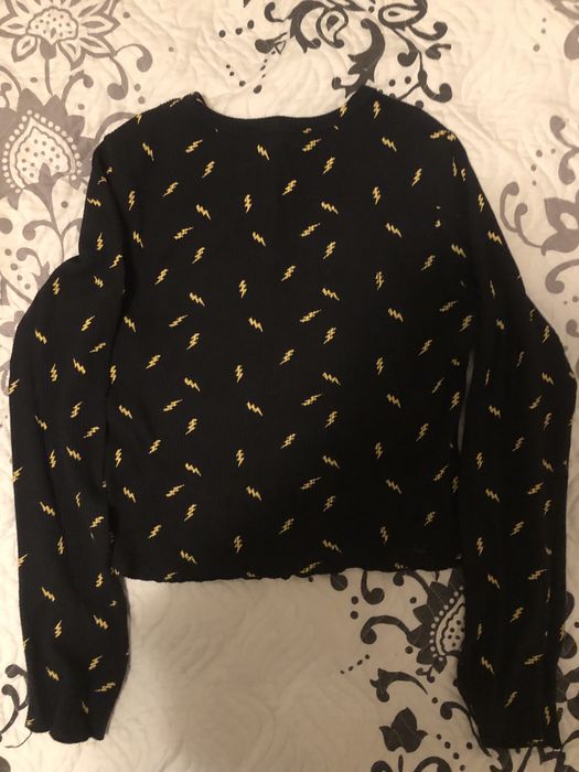 Bluza cu model neagra, marimea M