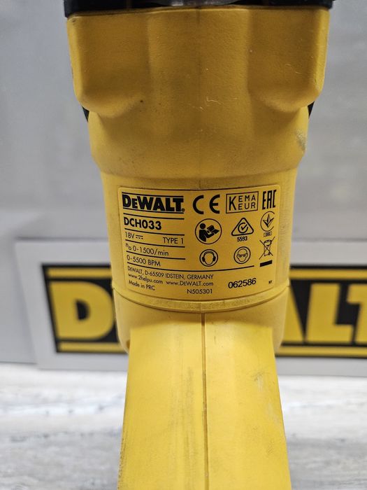 Dewalt Перфоратор DCH033 18V.