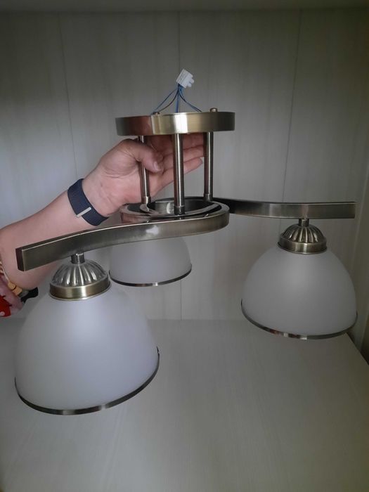 Комплект: люстра + 2 бра