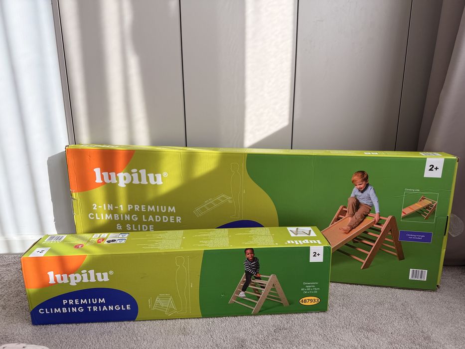 Lupilu triunghi de catarare cu tobogan