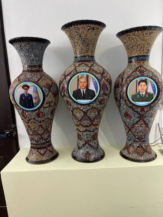 Лаган ва вазага   лого бренд ва расм тушириш хизмати