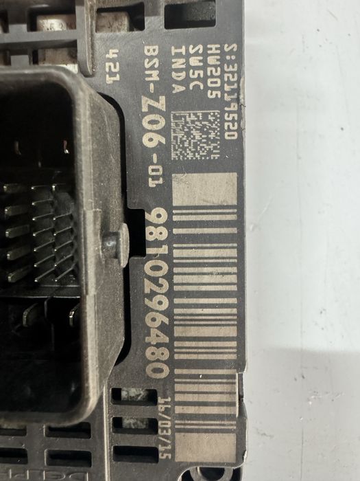 Panou sigurante Bsm Peugeot 508 cod: 9807428280 SE OFERĂ GARANTIE 3