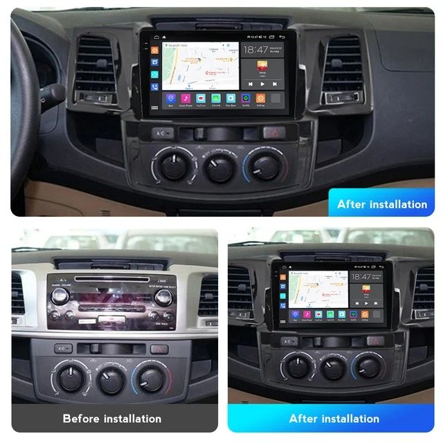 Мултимедия TOYOTA HILUX , FORTUNER андроид навигация Android 2004-14