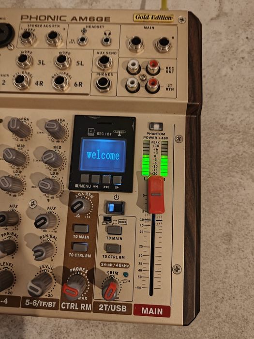 Mixer Phonic AM6GE gold edition