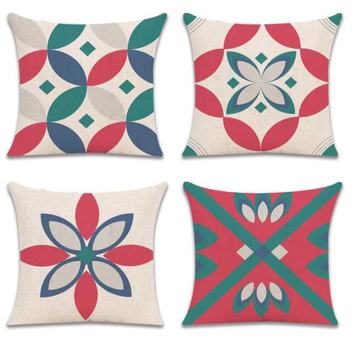 Wakasena Комплект калъфки за възглавници 4 бр. 45 x 45 см