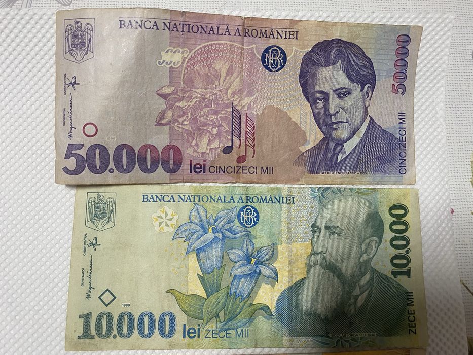 Bancnote vechi din 1996,1998,1999